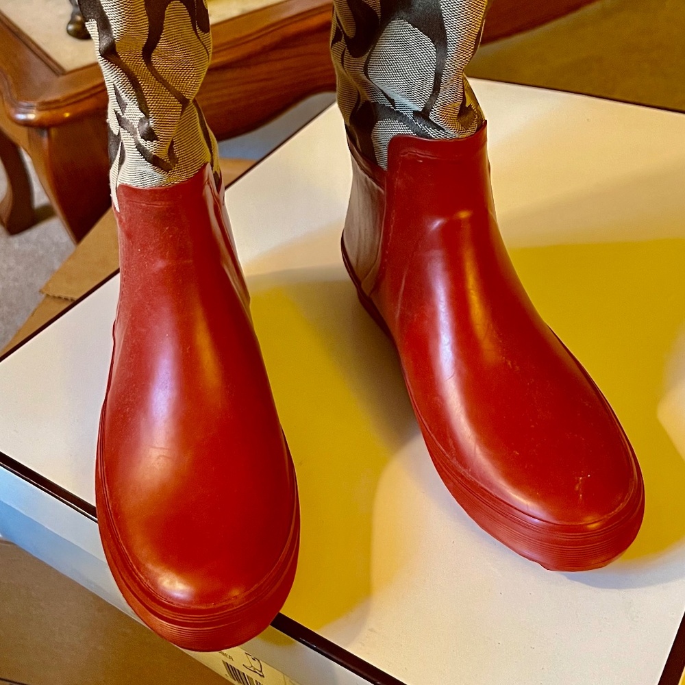 Coach Signature Rain Boots